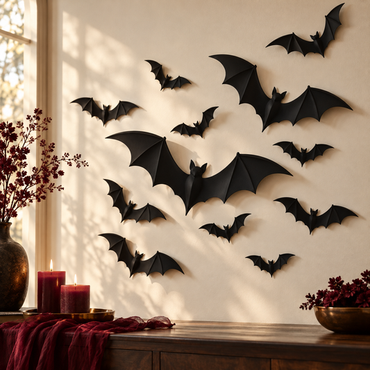 Midnight Bat Wall Decor — AI-generated illustrative concept