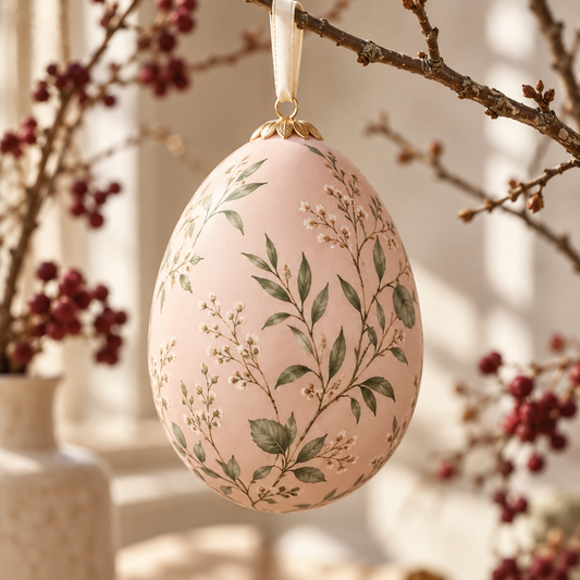 Pastel Egg Hanging Accent — AI-generated illustrative concept
